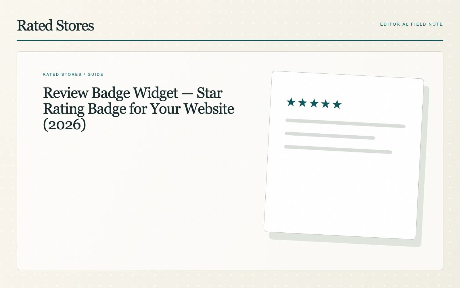 A compact rating beside the purchase choice