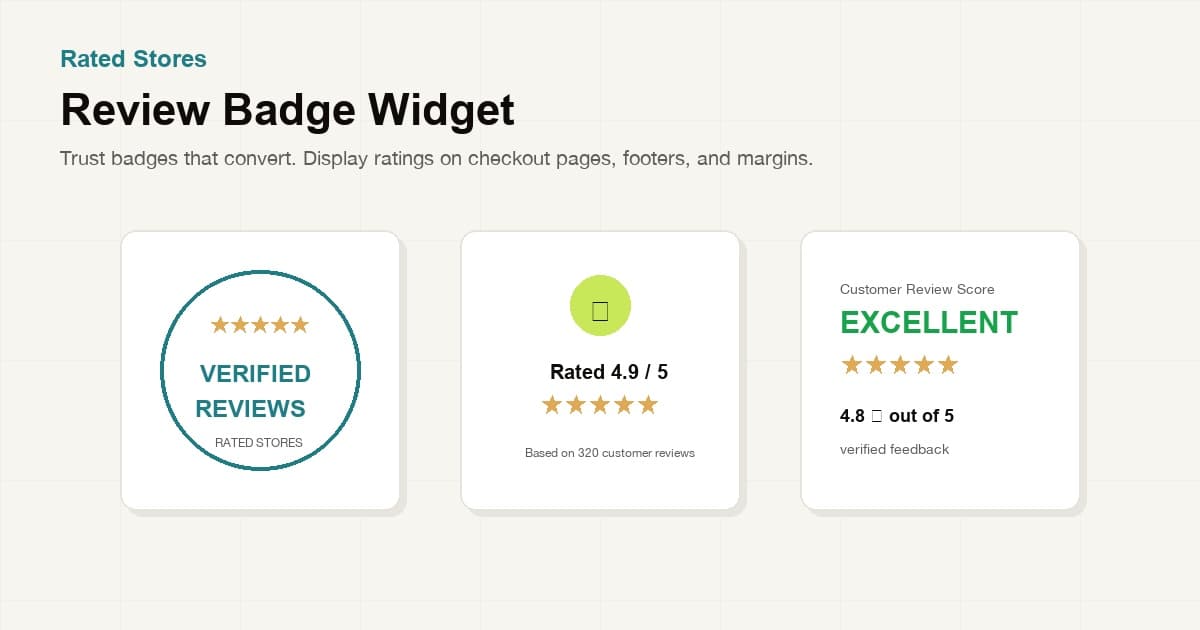 Review Badge Widget — Star Rating Badge for Your Website (2026)